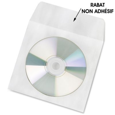 Paper CD Envelopes - 5 x 5", White S-7067