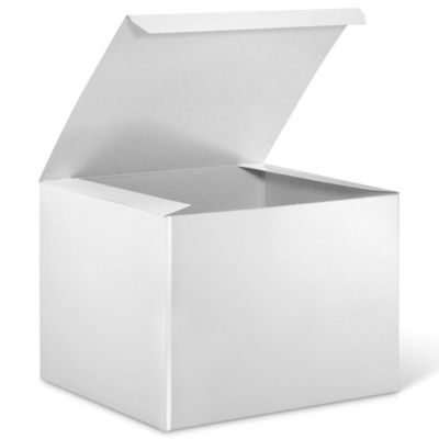 Gift Boxes - 8 x 8 x 6", White Gloss S-7091