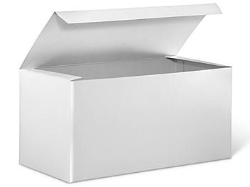 Gift Boxes - 12 x 6 x 6", White Gloss S-7092