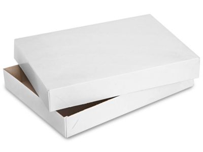 Cajas de ropa blancas - 15 x 9½ x 2 - Caja de 100