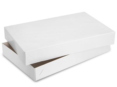 2-Piece Apparel Boxes - 17 x 11 x 2 1/2", White Gloss S-7095