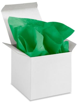 Tissue Paper Sheets - 20 x 30, Kelly Green - ULINE - Bundle of 480 Sheets - S-7097G