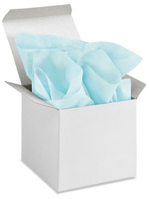 Light Blue Tissue Paper 15 Inch X 20 Inch - 100 Sheets