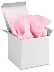 Tissue Paper Sheets - 20 x 30, Light Pink - ULINE - Bundle of 480 Sheets - S-7097LTPNK