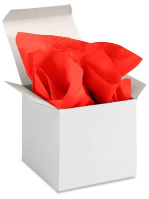 High Quality Red Tissue Paper - 20 x 26 inches, Pack of 10 Sheets