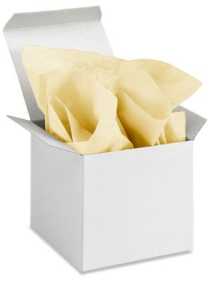 Solid Tissue Paper French Vanilla 20 x 30 - Solid Tissue Paper