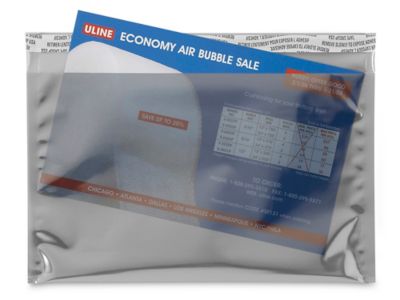 Translucent Silver Glamour Mailers - 6 1/4 x 9 1/2" S-7103