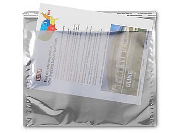 Translucent Silver Glamour Mailers - 9 1/2 x 12" S-7104