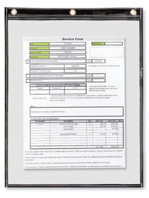 Job Ticket Holders - 11 x 14", Black S-7111BL