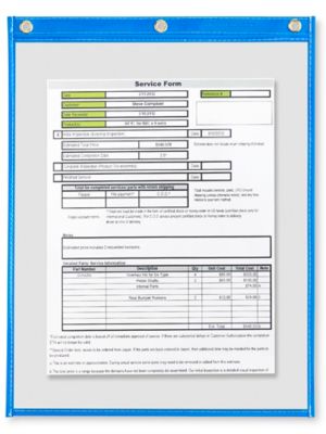 Job Ticket Holders - 11 x 14", Blue S-7111BLU