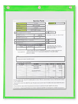 Job Ticket Holders - 11 x 14", Green S-7111G