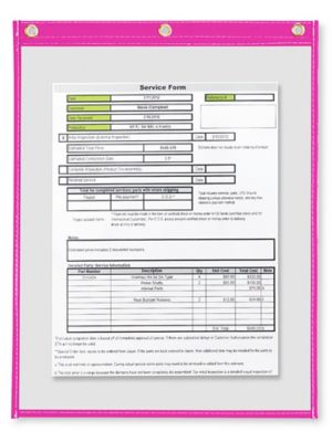 Job Ticket Holders - 11 x 14", Purple S-7111PUR