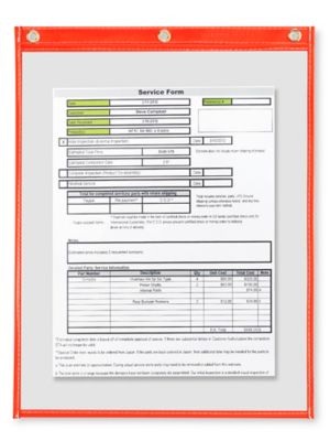 Job Ticket Holders - 11 x 14", Red S-7111R