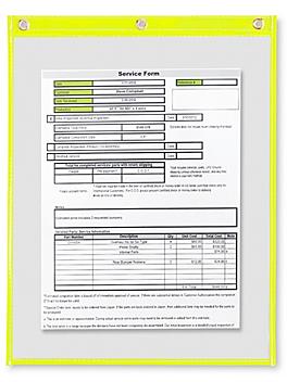 Job Ticket Holders - 11 x 14", Yellow S-7111Y