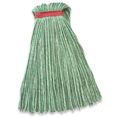 Economy Wet Mop Head 24 oz, Green S7121G Uline