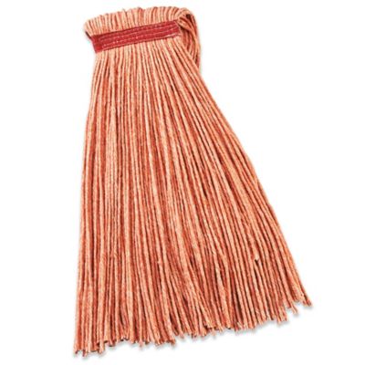Economy Wet Mop Head 24 oz, Orange S7121O Uline