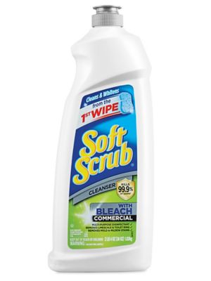 Soft Scrub 1360271 Disinfecting Total Bath & Bowl Cleaner, 25.4 Oz. (Pack  of 9 
