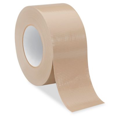 ULINE Industrial Duct Tape - 3 x 60 yds, Beige - 4 Rolls - S-7178BE