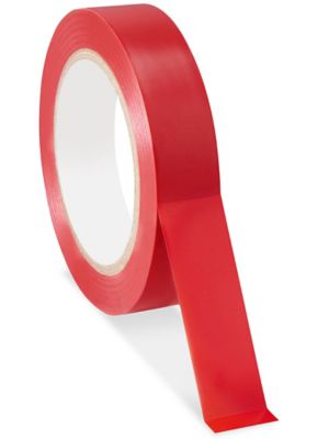 Uline Industrial Vinyl Safety Tape - 1" x 36 yds, Red S-7189