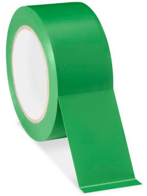 Vinyl Safety Tape, Green - Industrial - 2 x 36 yds - ULINE - 3 Rolls - S-7195