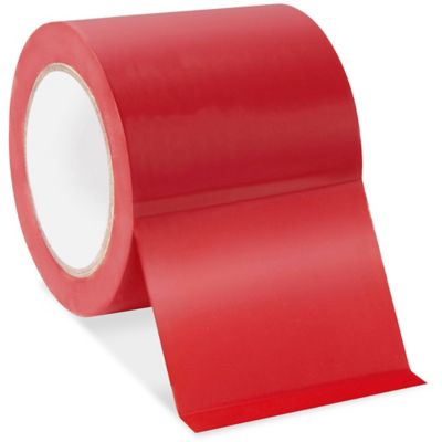 Uline Industrial Vinyl Safety Tape - 4" x 36 yds, Red S-7204