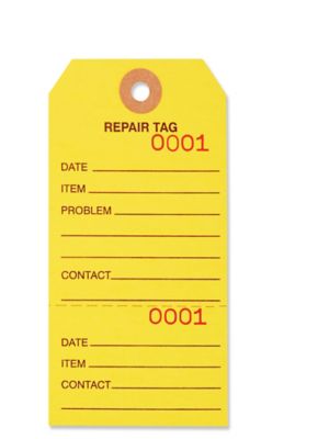 Repair Tags - #5