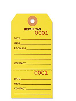 Repair Tags - #5, Yellow S-7220Y
