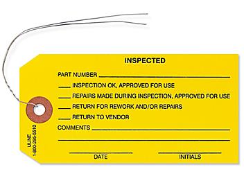 Inspection Tags - "Inspected", Pre-wired S-7243PW