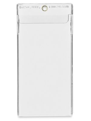 Vinyl Tag Protectors - #5, 2 3/8 x 4 3/4", Clear S-7249C