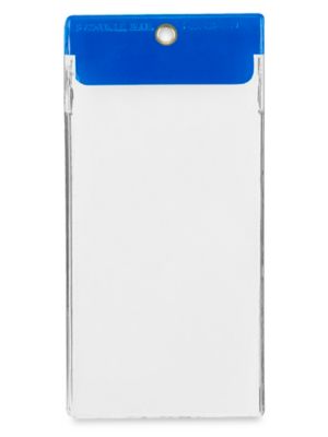 Vinyl Tag Protectors - #5, 2 3/8 x 4 3/4", Dark Blue S-7249DKBLU
