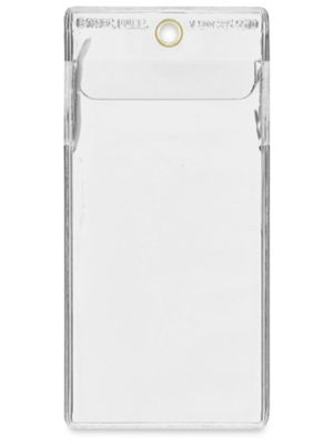 Vinyl Tag Protectors - #8, 3 1/8 x 6 1/4", Clear S-7250C