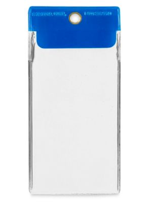 Vinyl Tag Protectors - #8, 3 1/8 x 6 1/4", Dark Blue S-7250DKBLU