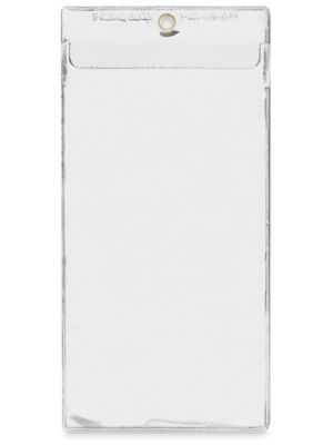 Vinyl Tag Protectors - #12, 4 x 8", Clear S-7251C