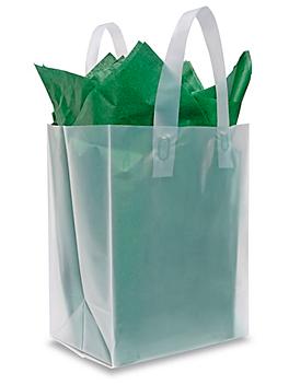 Clear Frosty Shopper Bags - 8 x 5 x 10", Cub S-7257C