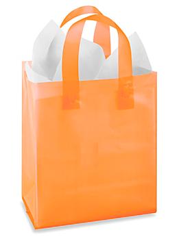 Colored Frosty Shoppers - 8 x 5 x 10", Cub, Orange S-7257O