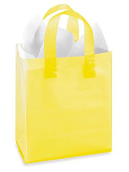 Colored Frosty Shoppers - 8 x 5 x 10", Cub, Yellow S-7257Y