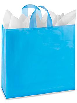 Colored Frosty Shoppers - 16 x 6 x 16", Queen, Blue S-7259BLU