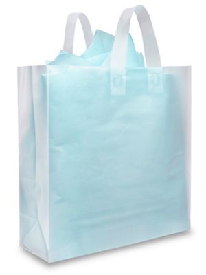 Plastic shopper hot sale tote bags