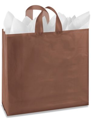 Colored Frosty Shoppers - 16 x 6 x 16", Queen, Chocolate S-7259CHOC