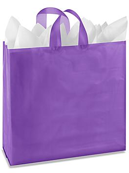 Colored Frosty Shoppers - 16 x 6 x 16", Queen, Purple S-7259PUR