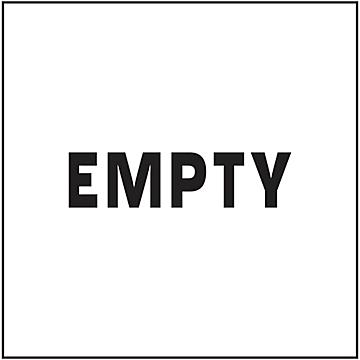 D.O.T. Labels - "Empty", 6 x 6"
