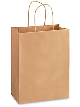 Kraft Paper Shopping Bags - 10 x 5 x 13", Debbie S-7260