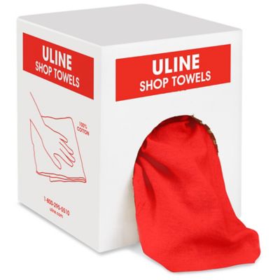 Red Shop Rags-25 lb Box