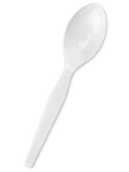 Uline Plastic Spoons - Standard Weight, White S-7305