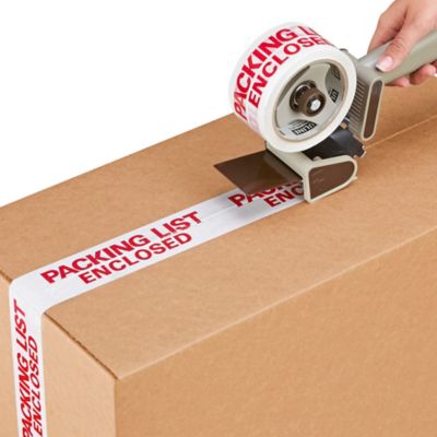 Preprinted Tape - "Packing List Enclosed", 2" x 55 yds S-731