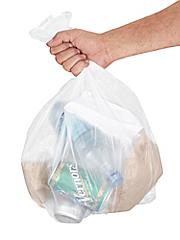 Uline Industrial Trash Liners - 96 Gallon, 2.5 Mil, Clear S-15541