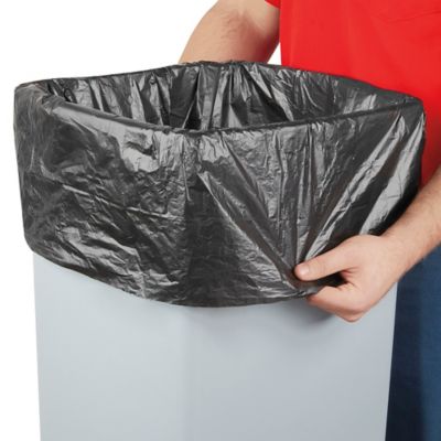 Uline Economy Coreless Trash Liners - .39 Mil, 20-30 Gallon, Black S-7323BL  - Uline