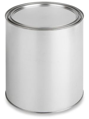 QTLCOHD 4 Pack Empty Paint Cans with Lids, 1 Gallon Paint Can with Lids and Handles + 2 Quart Paint Can with Lids, Metal Unlined Paint Bucket, Paint