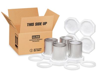 4 x 1 Quart Foam Shipper Kit S-7348