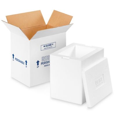 styrofoam lined boxes